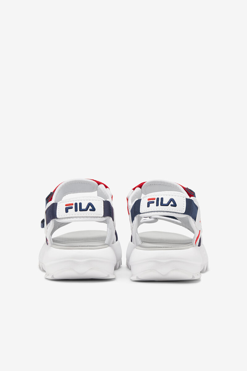 Fila Disruptor Sandal Sandaler Herr Vita Marinblå Röda | 9FZnbiUSUKP