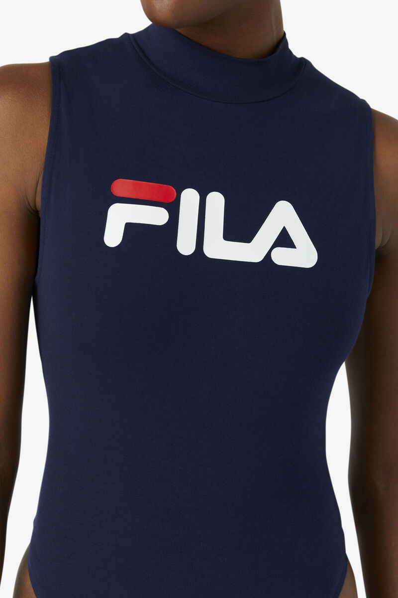 Fila Donata Bodysuit Bodysuit Dam Marinblå Vita Röda | kB8gkvhLGWr
