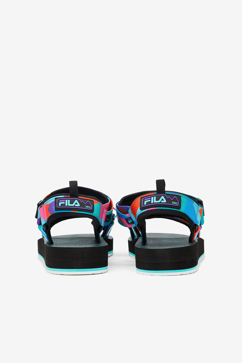 Fila Drifter Dns '90s Sandaler Herr Svarta Lila Röda Orange | urDUyqeVG7D