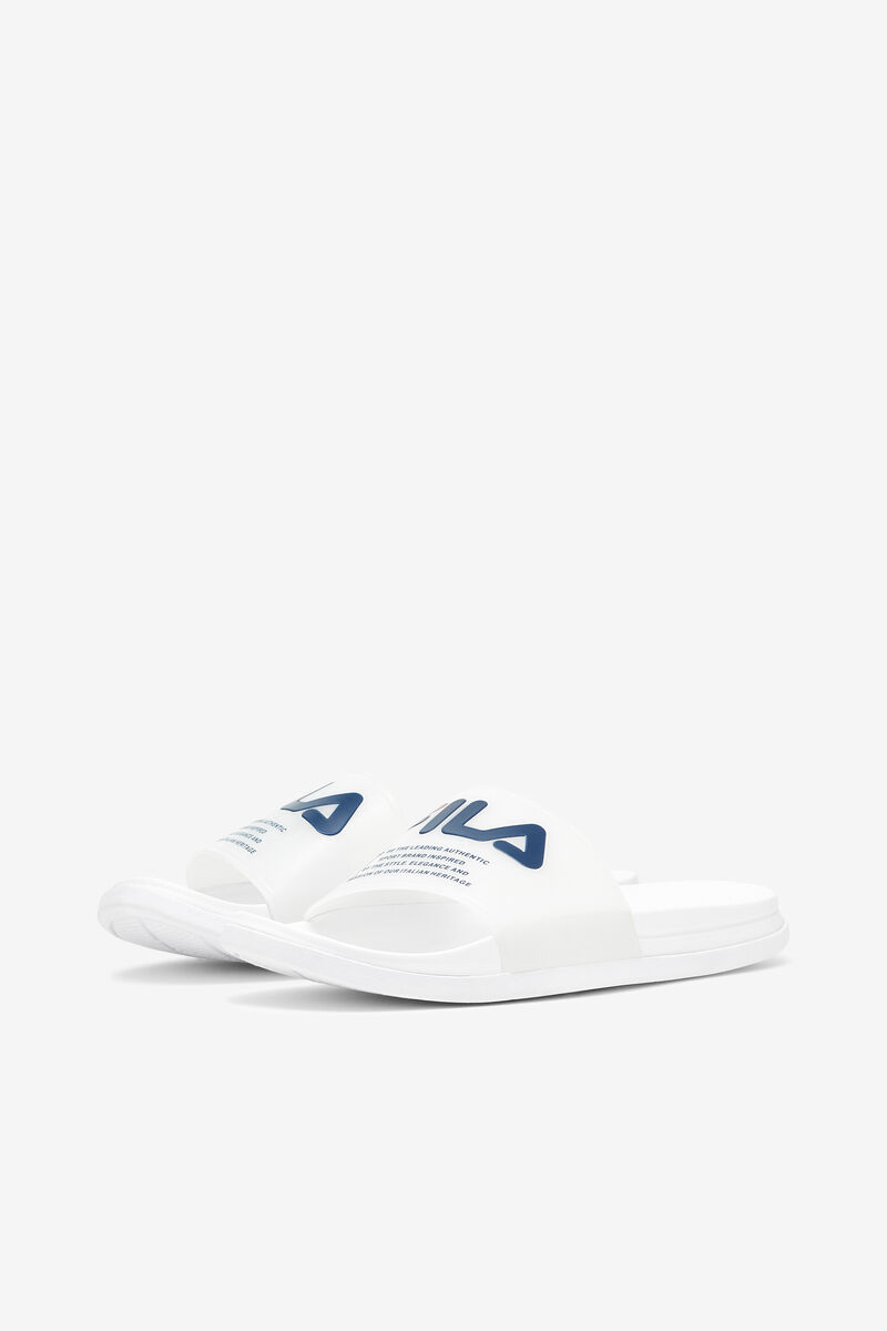 Fila Drifter Luxe Clear Sandaler Dam Vita Marinblå Röda | rw8jz3MnkxN