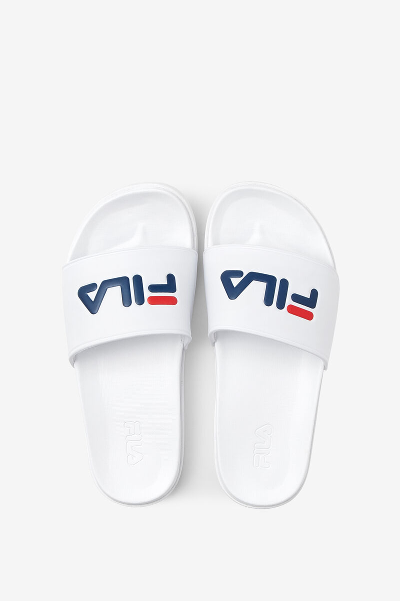Fila Drifter Luxe Sandaler Dam Vita Marinblå Röda | LQHJ4ZuOQX2