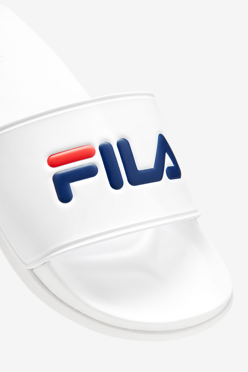 Fila Drifter Luxe Sandaler Dam Vita Marinblå Röda | LQHJ4ZuOQX2