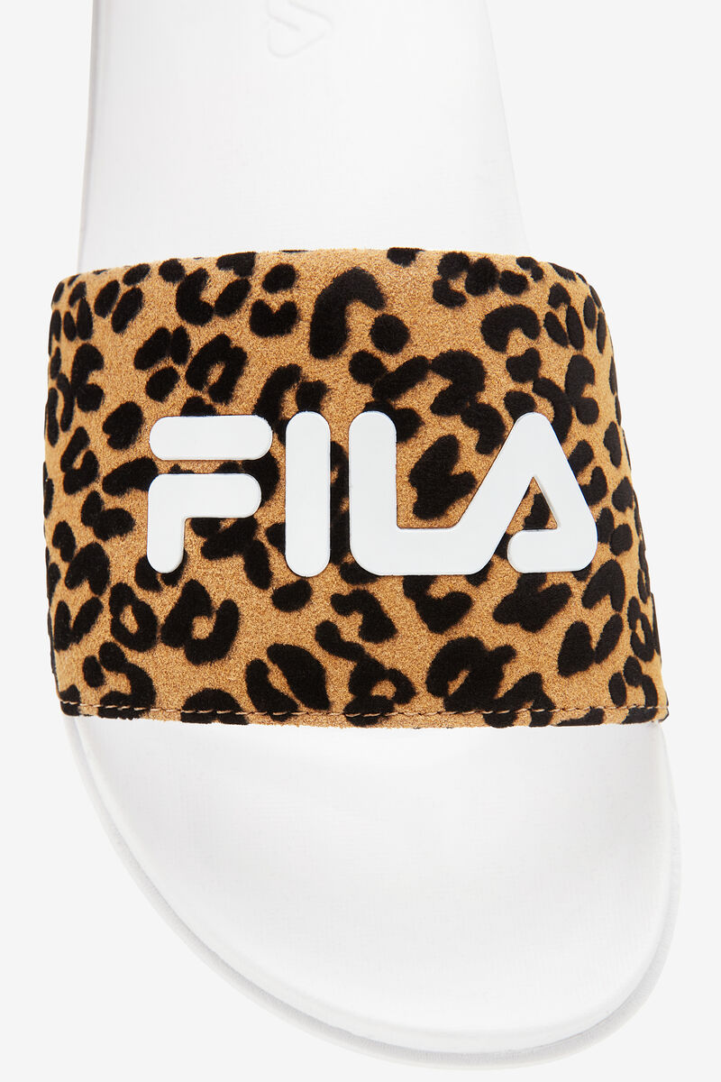 Fila Drifter Luxe Wild Sandaler Dam Vita Vita Leopard | Ud1ZdweSCSE
