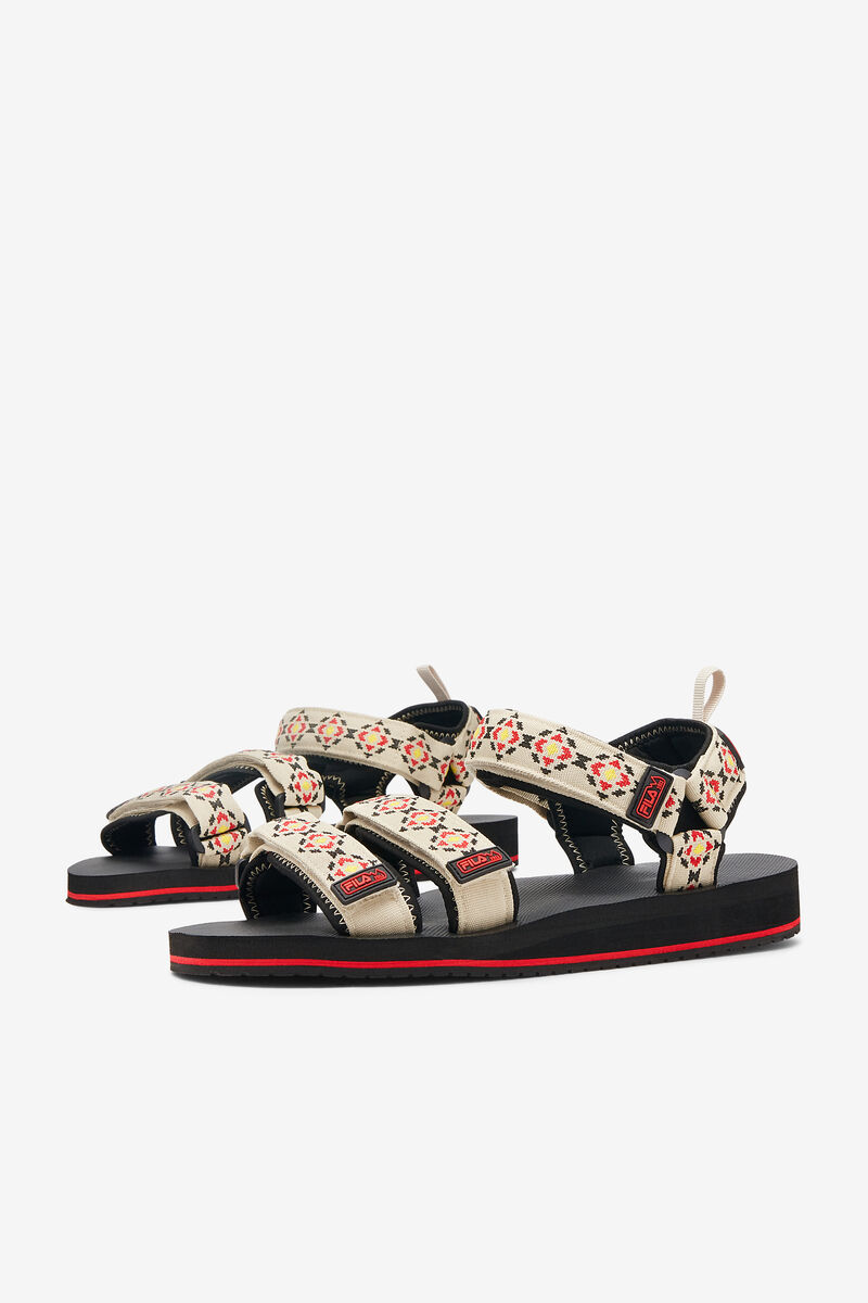 Fila Drifter Ts Sandaler Herr Grädde Svarta Röda | N5GslUVV9ZI