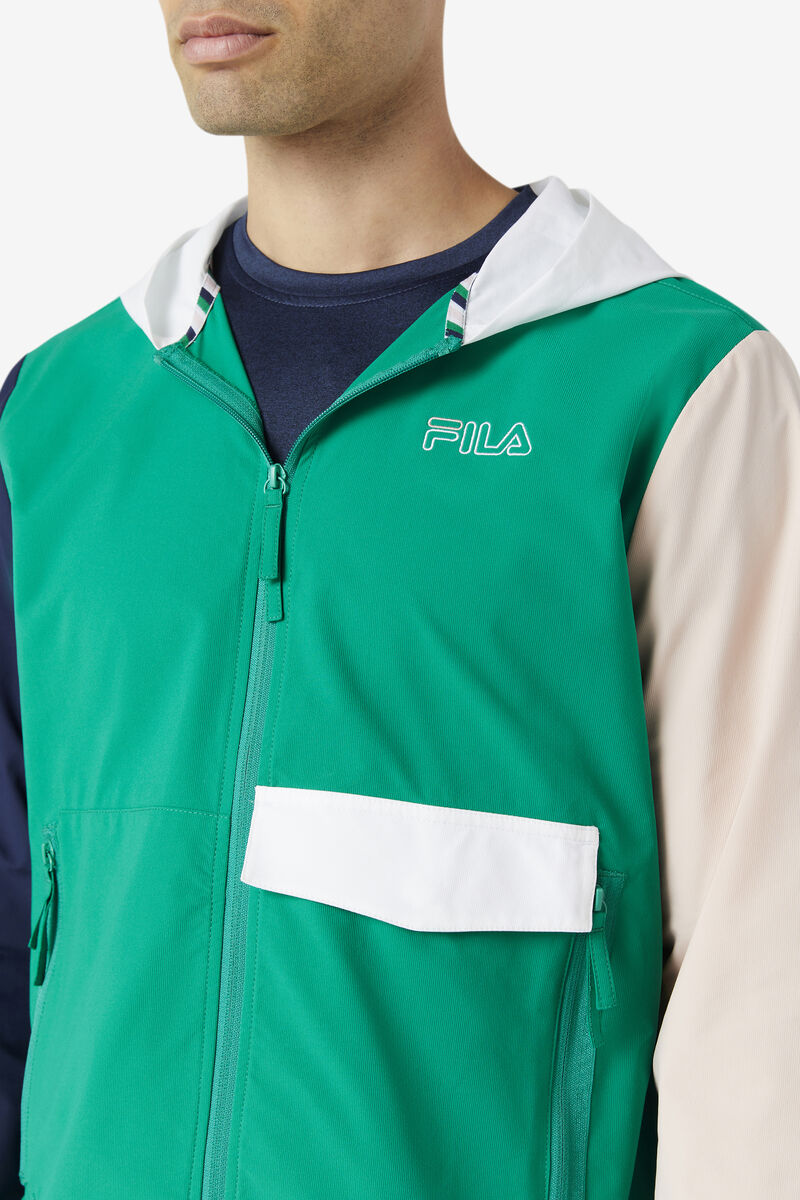 Fila Dutton Woven Vind Jacket Jacka Herr Gröna Marinblå Rosa | BfgUq5cFeiB