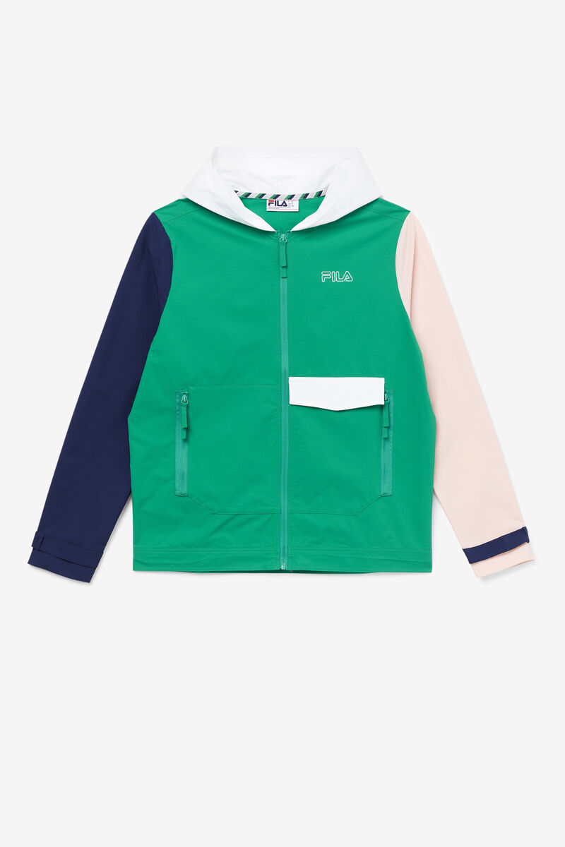 Fila Dutton Woven Vind Jacket Jacka Herr Gröna Marinblå Rosa | BfgUq5cFeiB