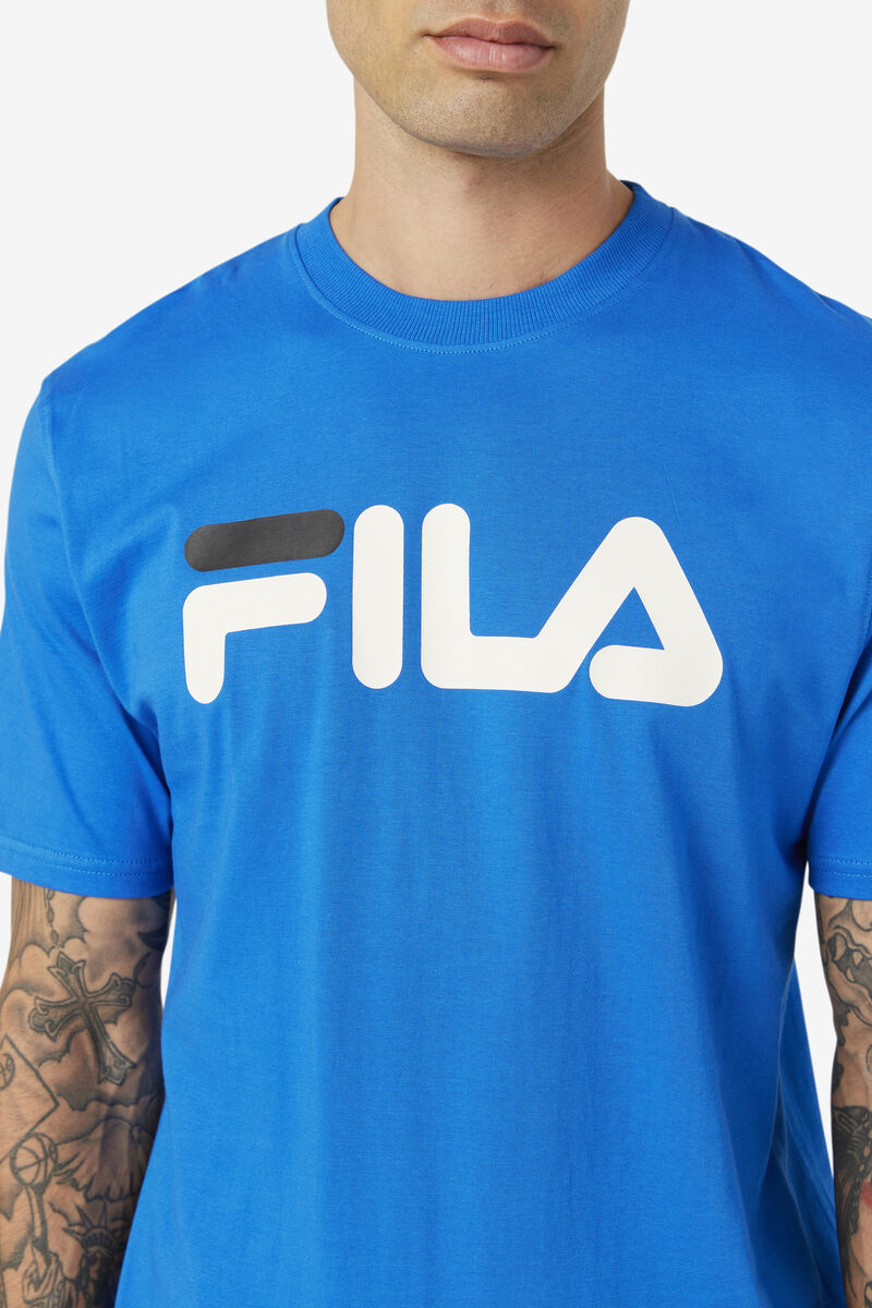 Fila Eagle T-shirt Herr Blå Vita Svarta | wVPCcUI4Nzs