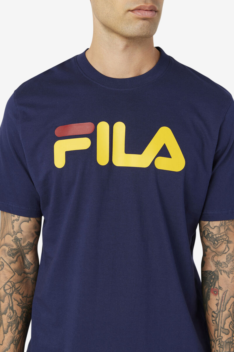 Fila Eagle T-shirt Herr Marinblå | JW7PtHxsYKs