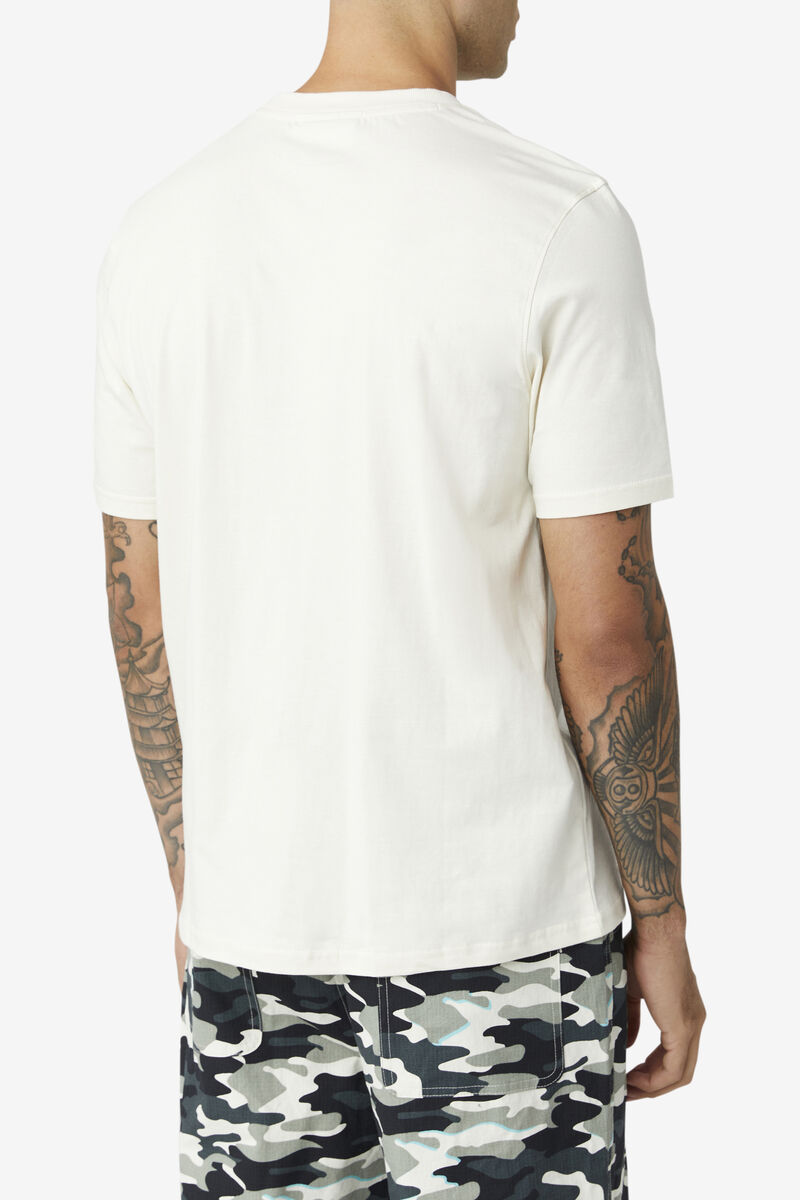 Fila Eagle T-shirt Herr Svarta Blå Turkos | 35sZ2KZ3BI7