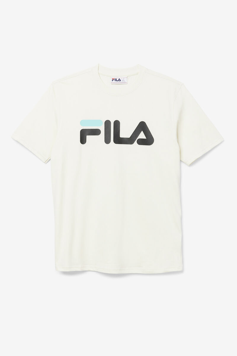 Fila Eagle T-shirt Herr Svarta Blå Turkos | 35sZ2KZ3BI7