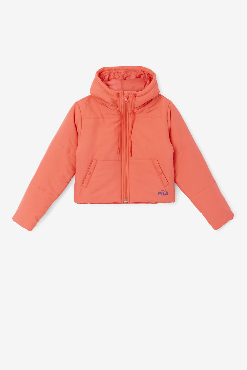 Fila Eden Puffer Jacket Casual Kappor Dam Rosa | oUSxMmXIGbW