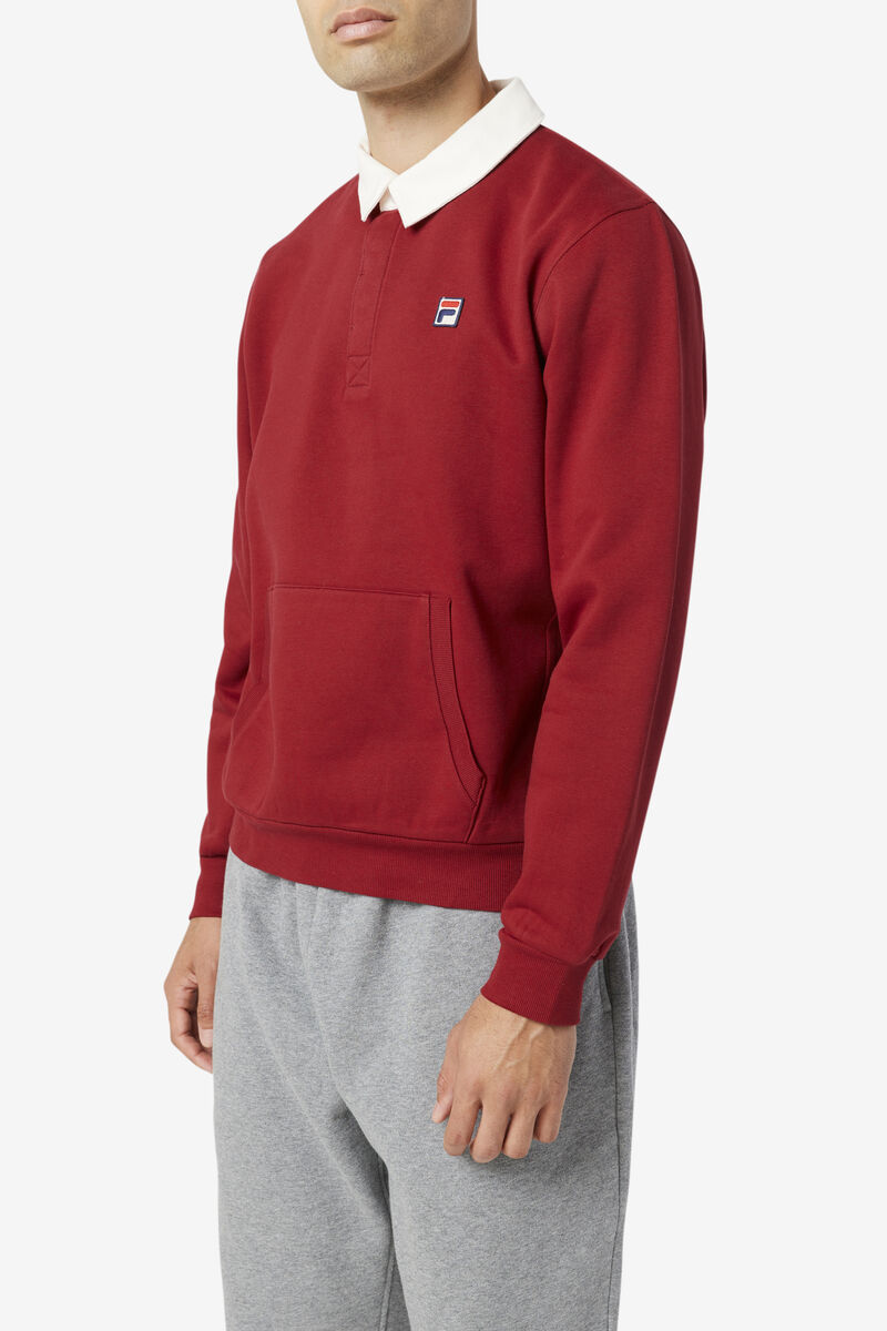 Fila Edison Fleece Rugby Tröjor Herr Vita | W5gkqFWBfpr