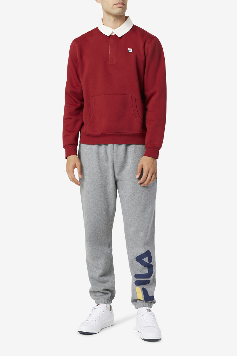 Fila Edison Fleece Rugby Tröjor Herr Vita | W5gkqFWBfpr