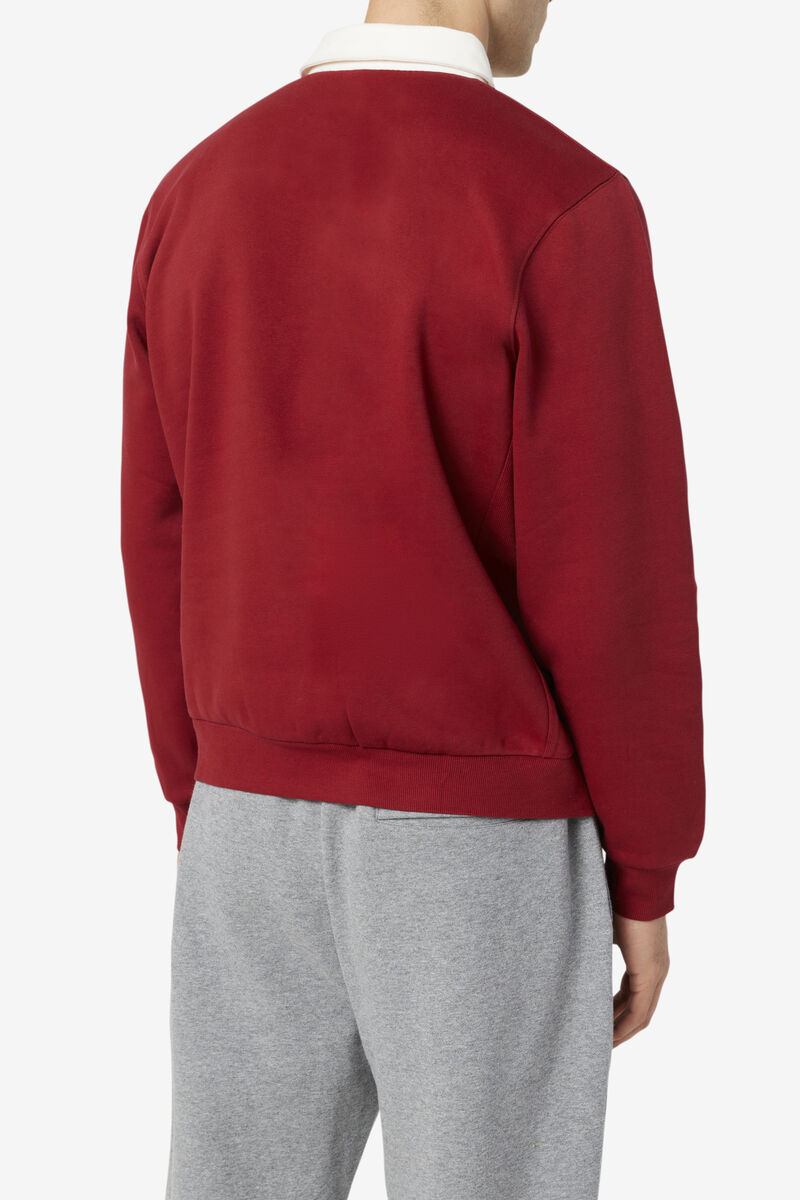 Fila Edison Fleece Rugby Tröjor Herr Vita | W5gkqFWBfpr