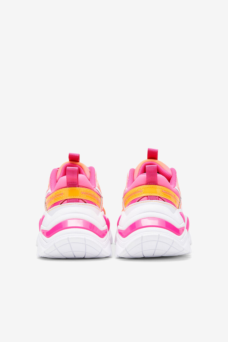 Fila Electrove 2 Stitch Sneakers Dam Vita Rosa Orange | LIUOy47CpKY