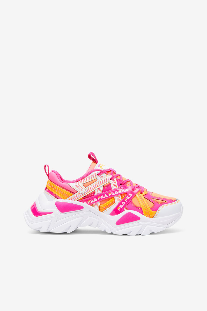 Fila Electrove 2 Stitch Sneakers Dam Vita Rosa Orange | LIUOy47CpKY