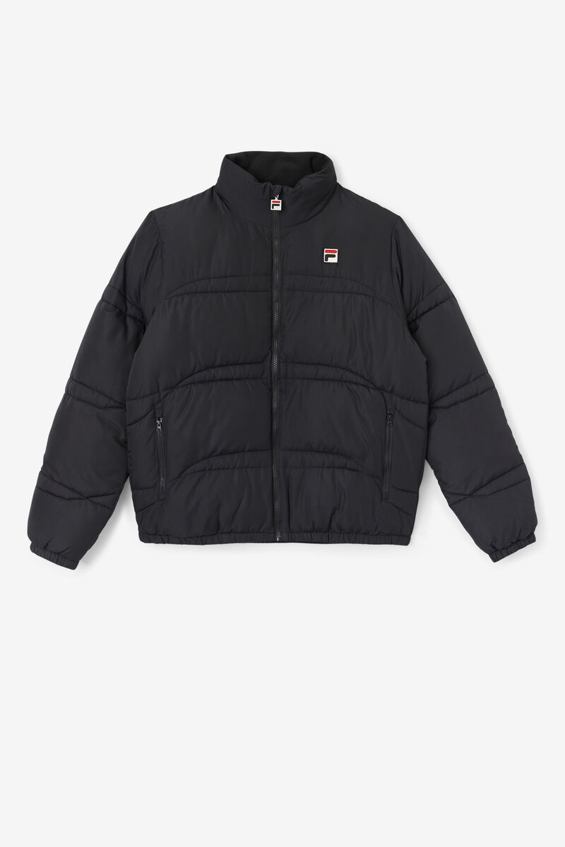 Fila Elias Puffer Jacket Jacka Herr Svarta | 1EqMX8W4RGJ