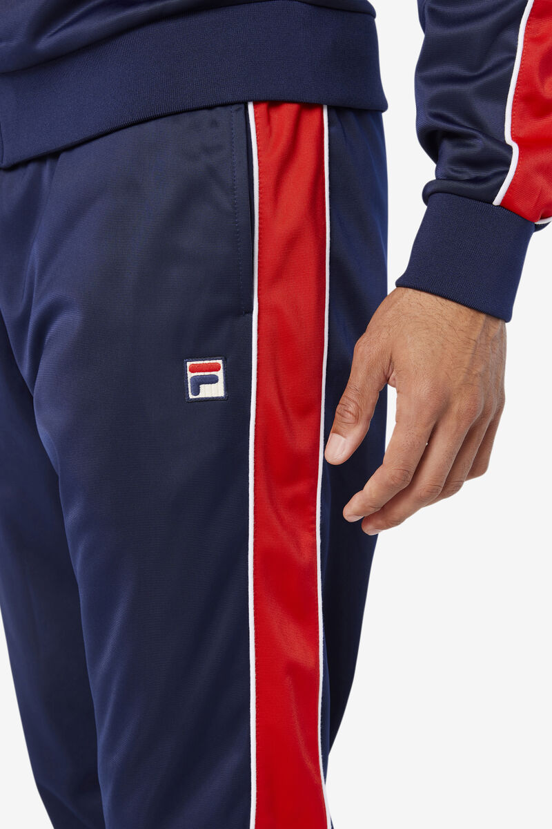 Fila Elijah Track Pant Byxor Herr Marinblå Röda Vita | v5xopyaOHvs