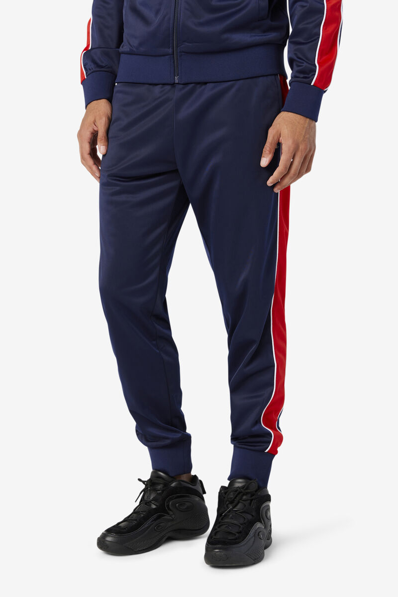 Fila Elijah Track Pant Träningsoverall Herr Marinblå Röda Vita | ZTLDsu4OoJW