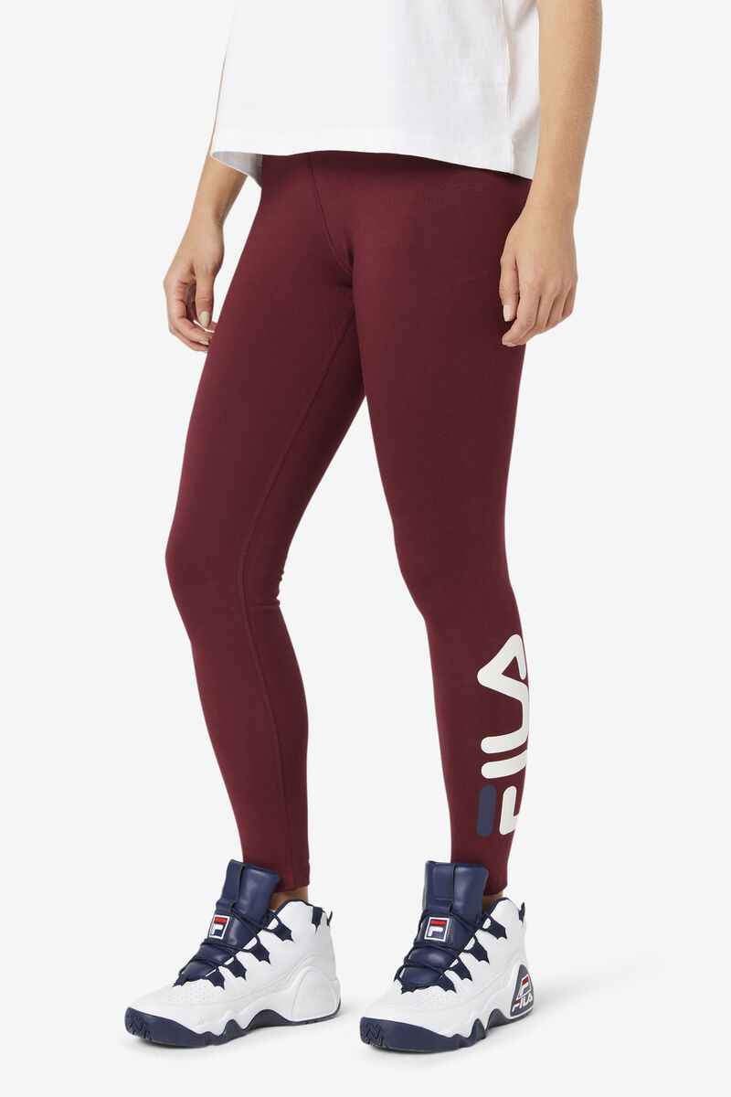 Fila Elora Legging Leggings Dam Rosa Röda | T47Km8Zu2hy