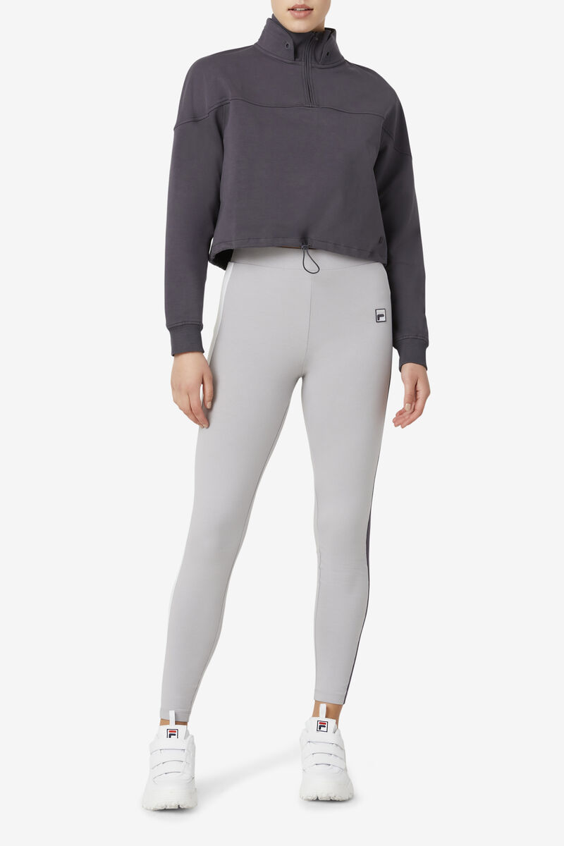 Fila Elysia Quarter Zip Jacka Dam Mörkgrå | ocf5Qeoimnm