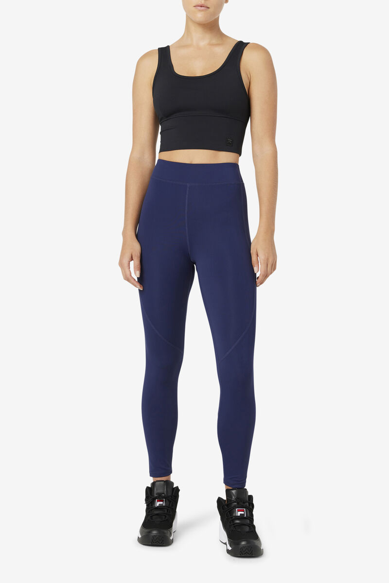 Fila Emerie Legging Leggings Dam Marinblå | DA72ClRCkAg
