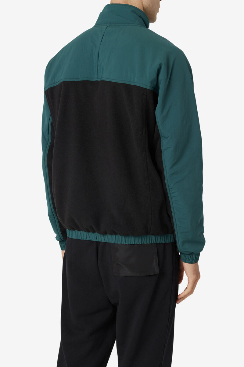 Fila Erick 1/2 Zip Pullover Casual Kappor Herr Svarta | UFrl2uKcmZR