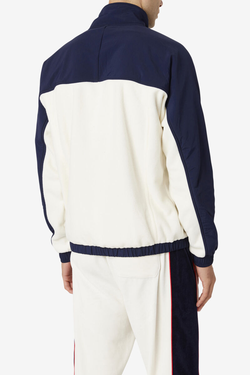 Fila Erick 1/2 Zip Pullover Jacka Herr Vita Marinblå | JibYT14y7LV