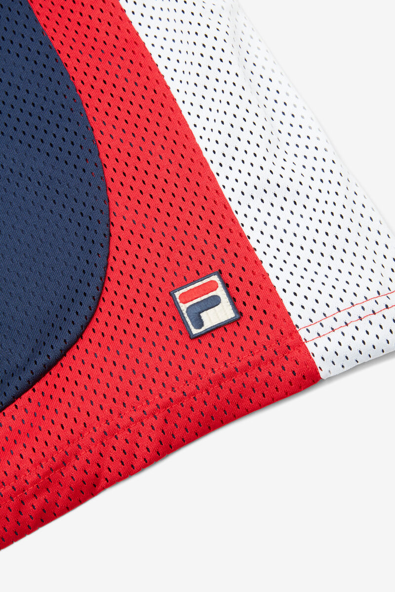 Fila Everly Kort Shorts Herr Marinblå Röda Vita | ksxkwyHM8To