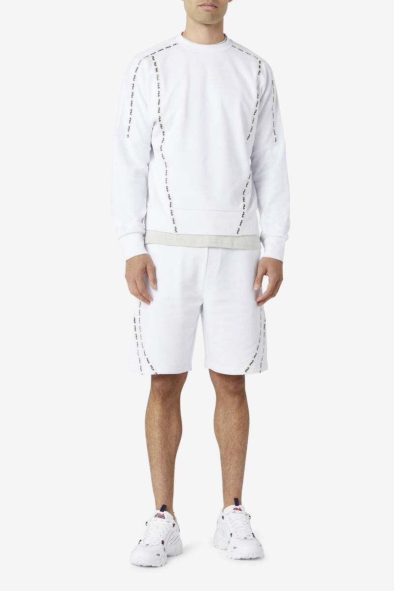 Fila Everzone Crew Tröjor Herr Vita | GSH9o3sdvUp