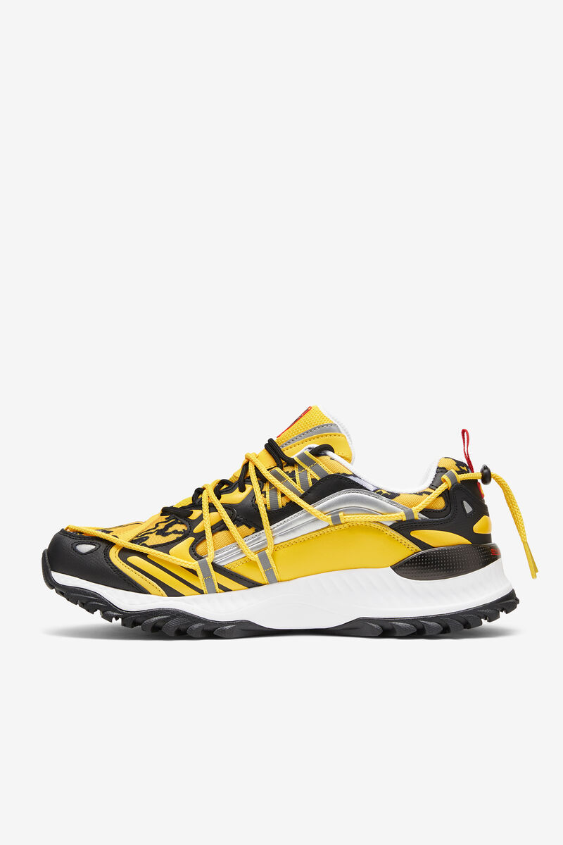 Fila Expeditioner Yellow & Black Tjock Trainer Shoes | Fila Sneakers Herr Citron Svarta Vita | cA7QOGLbo28