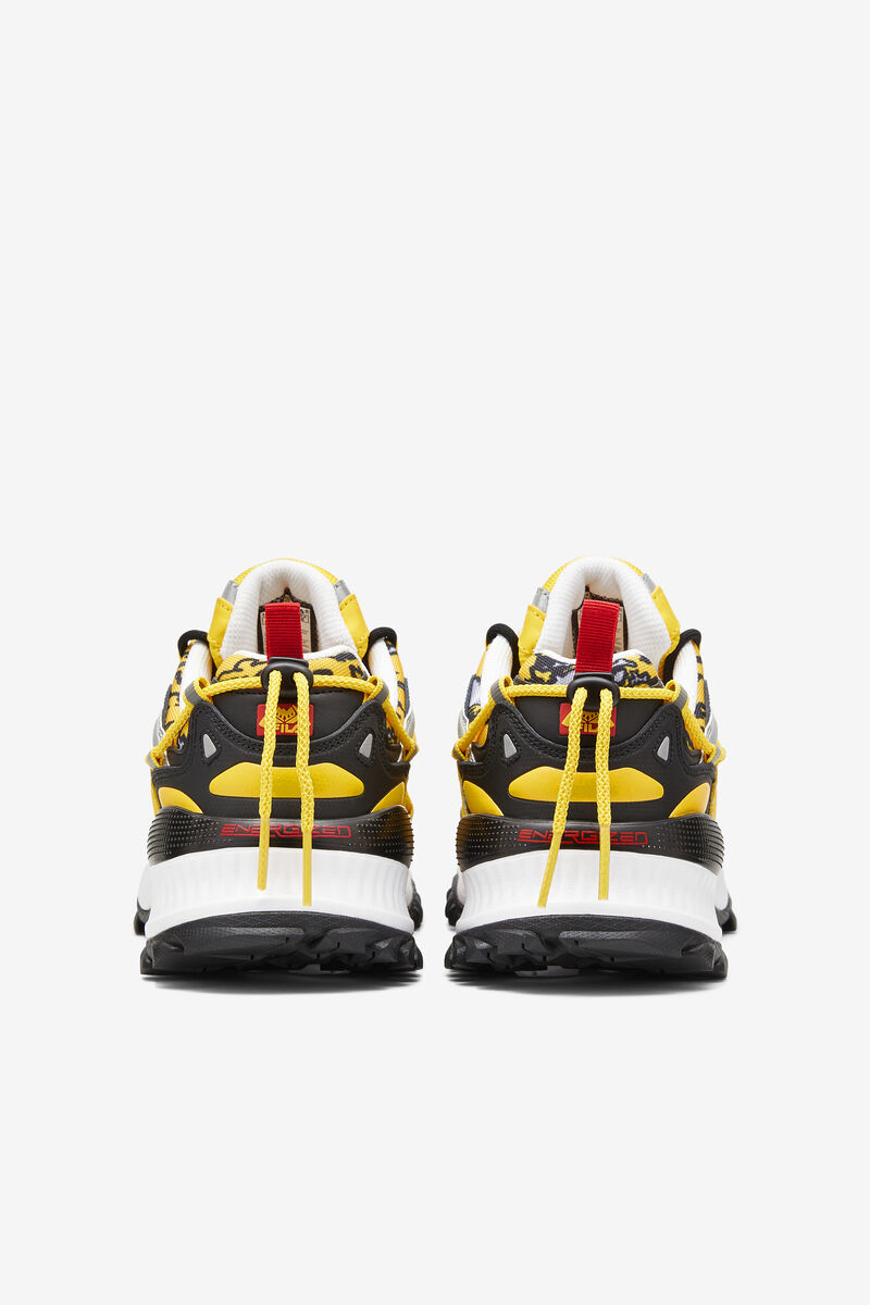 Fila Expeditioner Yellow & Black Tjock Trainer Shoes | Fila Sneakers Herr Citron Svarta Vita | cA7QOGLbo28