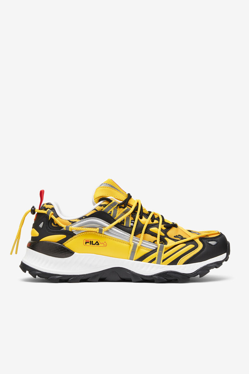 Fila Expeditioner Yellow & Black Tjock Trainer Shoes | Fila Sneakers Herr Citron Svarta Vita | cA7QOGLbo28
