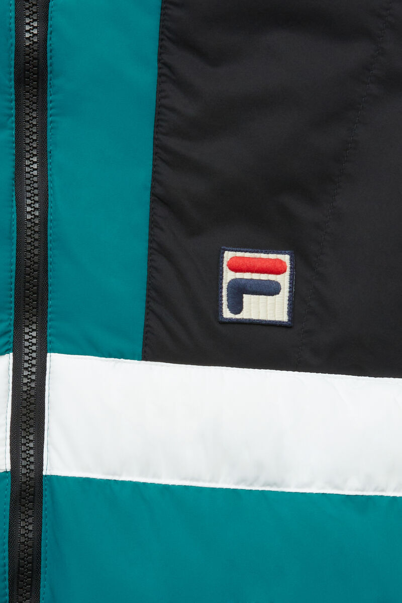 Fila Fausto Ski Jacket Jacka Herr Svarta Blå Vita | NZQVJ11rLex