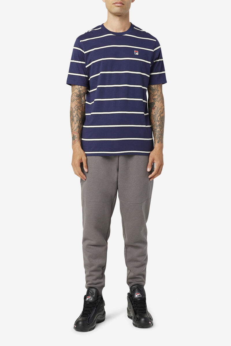 Fila Felix T-shirt Herr Marinblå Vita | kSzRsRW9A5P