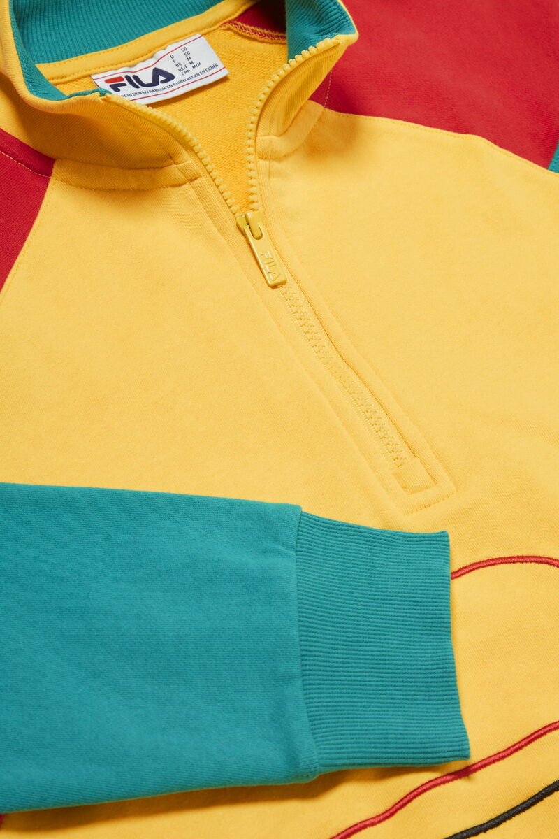 Fila Fenwick 1/2 Zip Jacka Herr Röda | 7EF9ZDNq6uw