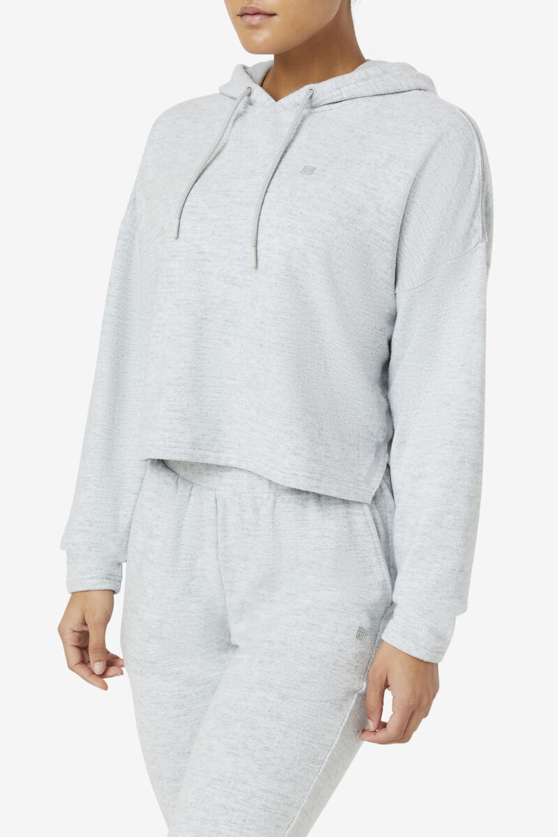 Fila Fi-lux Cropped Hoodie Hoodie Dam Grå | BEQqHKkuNq4