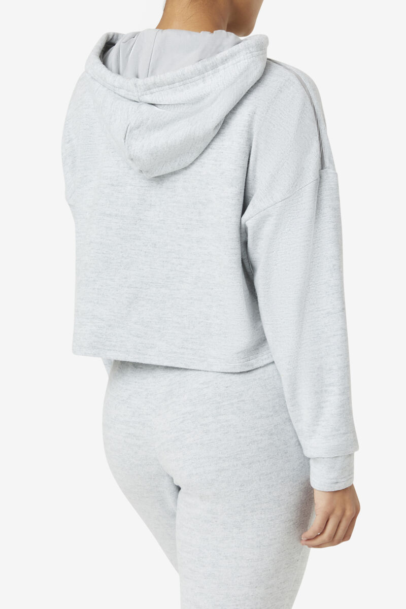 Fila Fi-lux Cropped Hoodie Hoodie Dam Grå | BEQqHKkuNq4