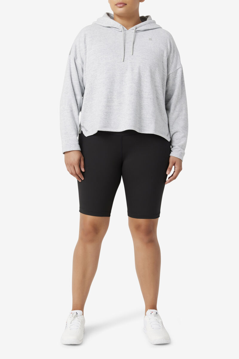 Fila Fi-lux Cropped Hoodie Hoodie Dam Ljusgrå | ssWHwRewW8x