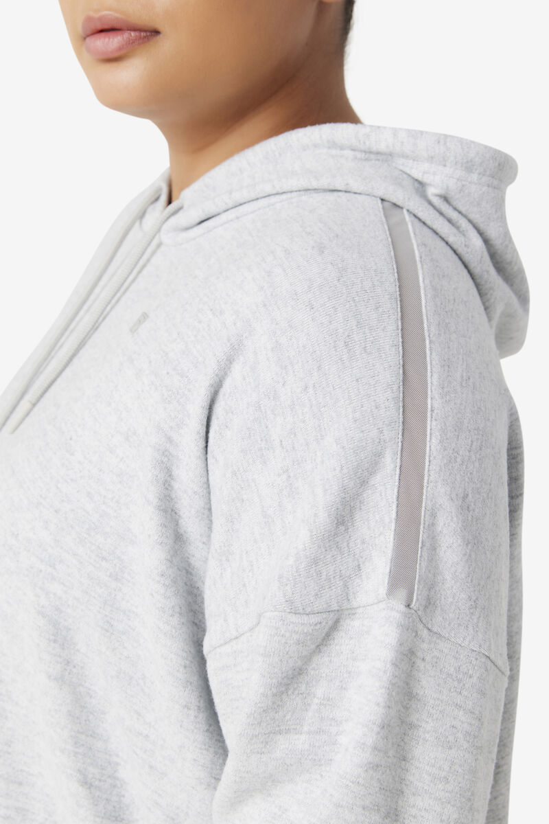 Fila Fi-lux Cropped Hoodie Hoodie Dam Ljusgrå | ssWHwRewW8x
