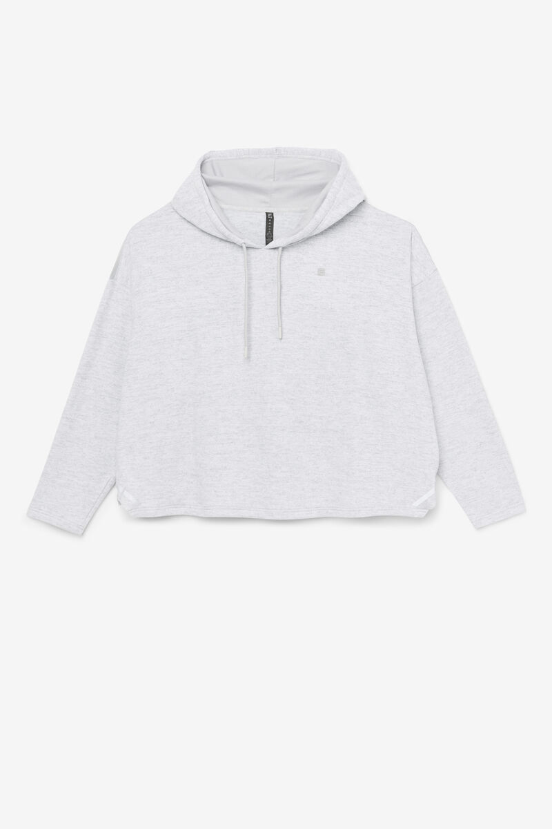 Fila Fi-lux Cropped Hoodie Hoodie Dam Ljusgrå | ssWHwRewW8x