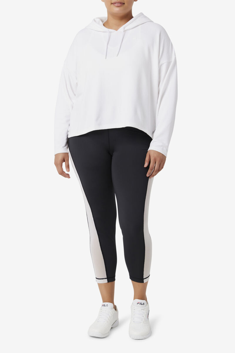 Fila Fi-lux Cropped Hoodie Hoodie Dam Vita | NtsCKrpIOBc