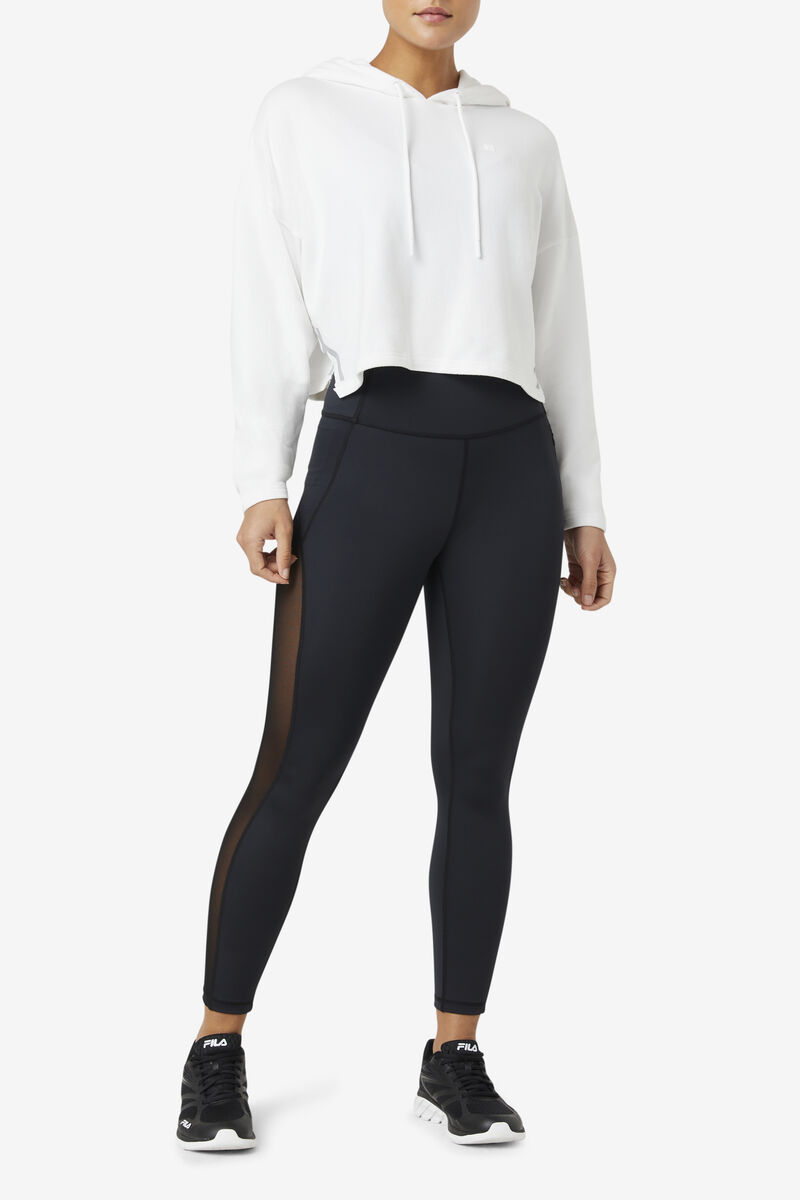 Fila Fi-lux Cropped Hoodie Hoodie Dam Vita | ocU66OIOUam