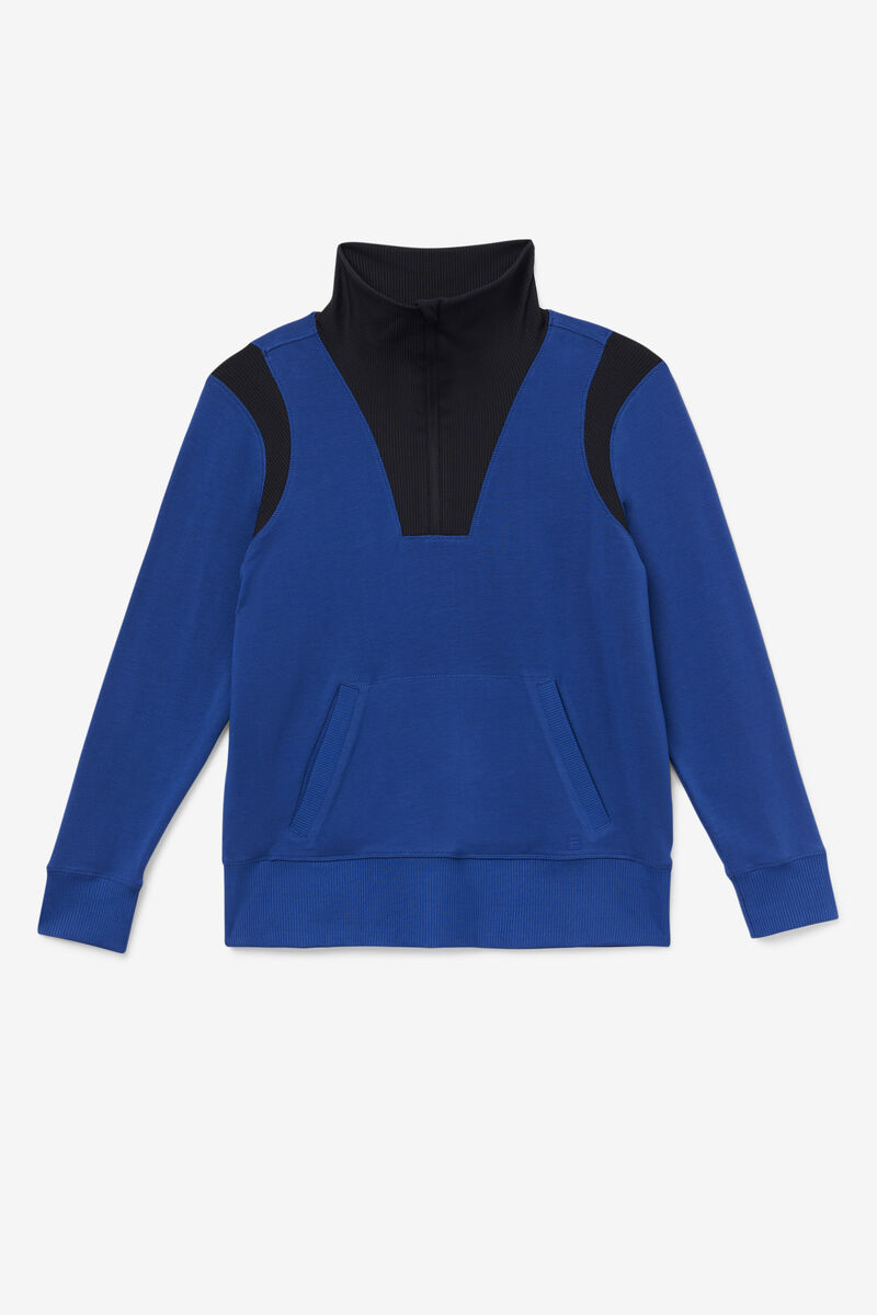 Fila Fi-lux Half Zip Jacka Dam Marinblå | SsVZSCPiDqQ