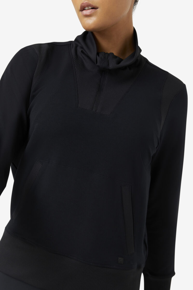Fila Fi-lux Half Zip Jacka Dam Svarta | jJpBepfhxdp