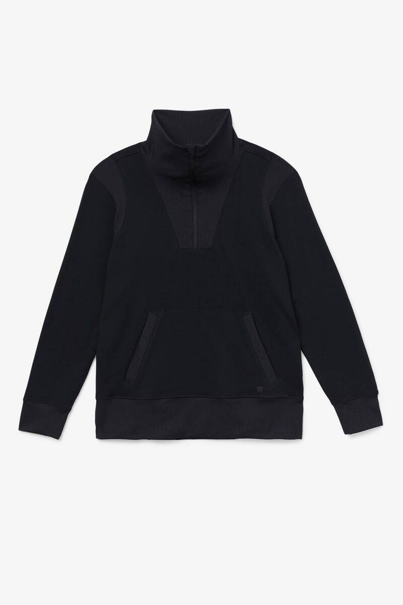 Fila Fi-lux Half Zip Jacka Dam Svarta | jJpBepfhxdp