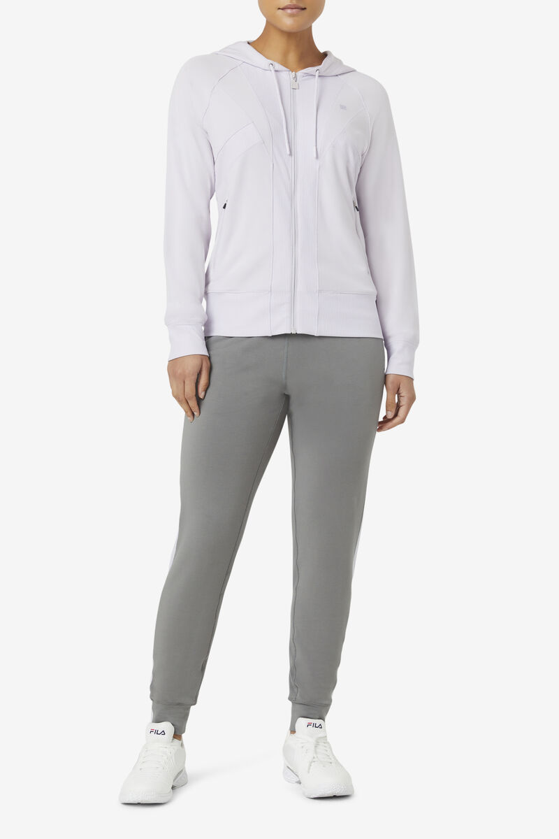 Fila Fi-lux Texture Full Zip Hoodie Hoodie Dam Lavendel Blå | pbiDSn2H5Ya