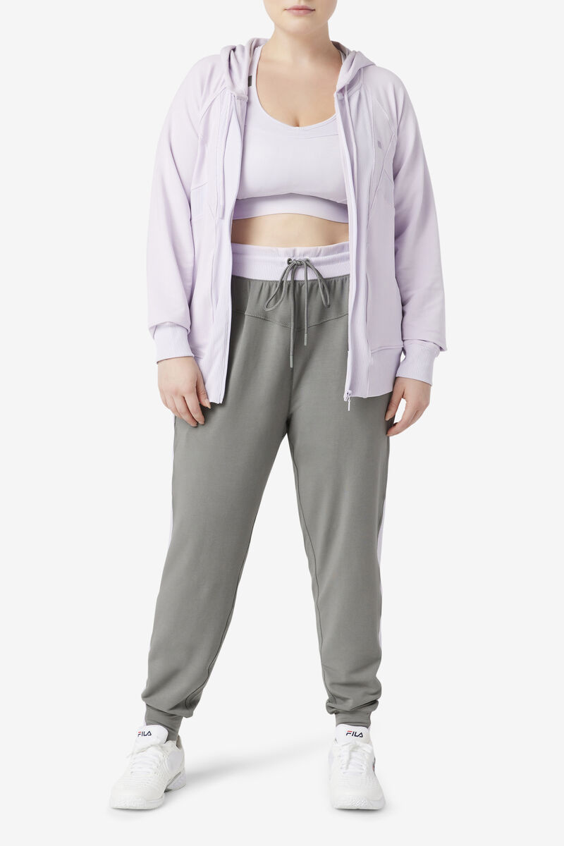 Fila Fi-lux Texture Full Zip Hoodie Hoodie Dam Lavendel Blå | rOocLX3sABm