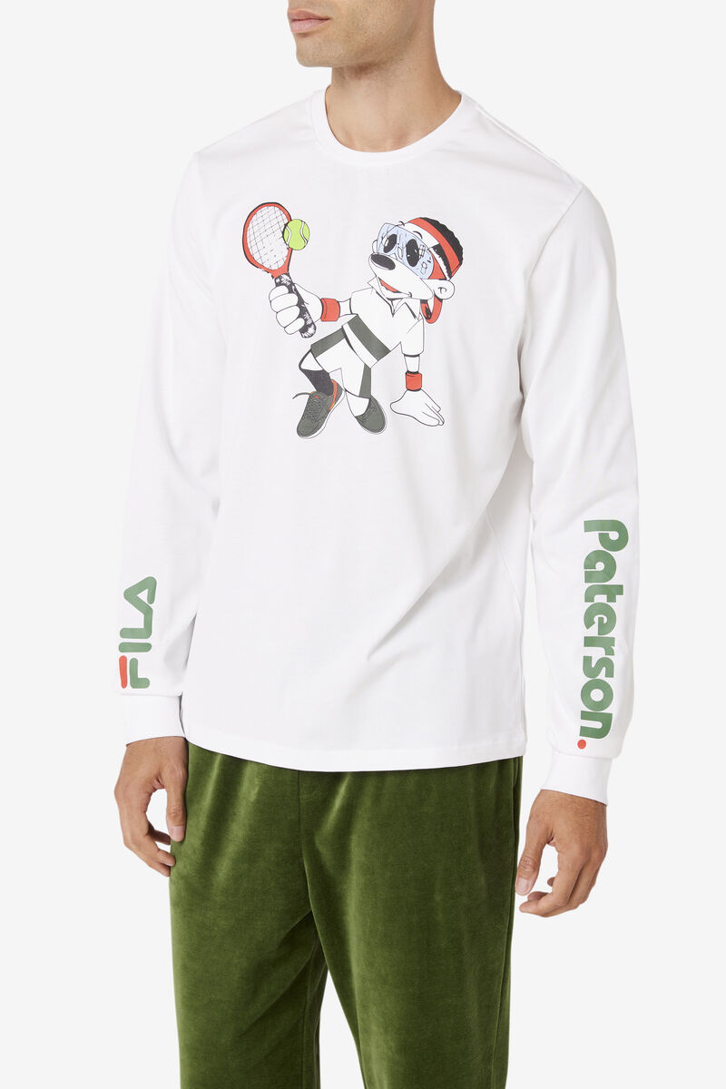 Fila Fila X Paterson Long Sleeve Shirt Herr Vita | DtD3H6Wixkx