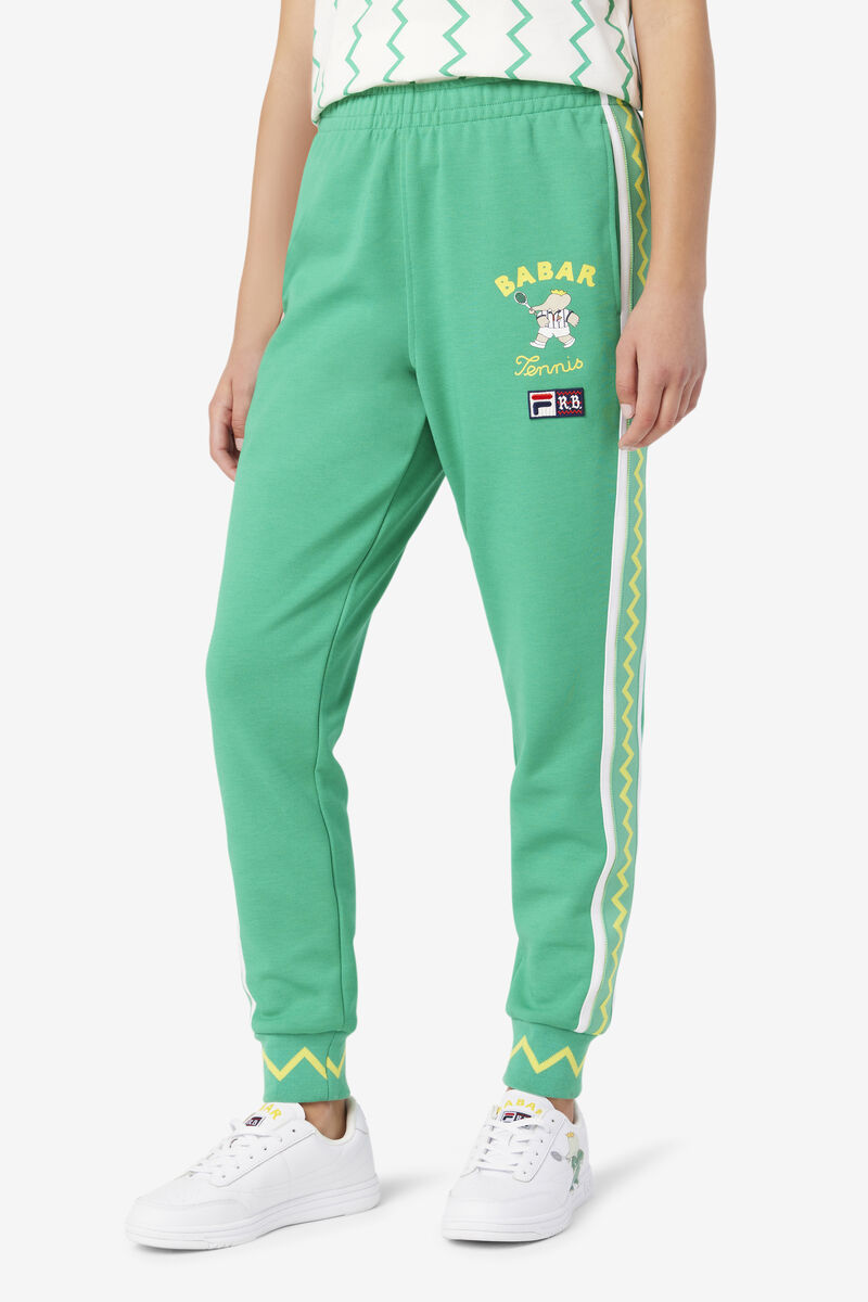 Fila Fila X Rb Babar Evertt Jogger Byxor Dam Mörkmintgröna Vita | 7Rqt2tjy4UP